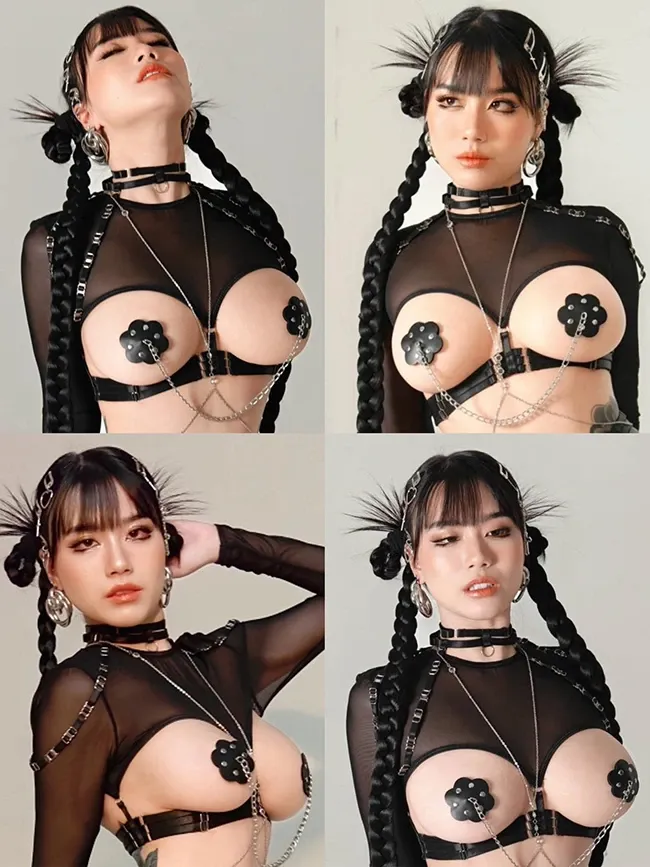 khoe vú