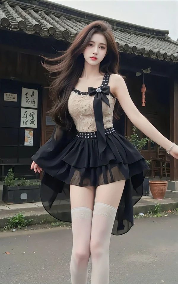 Loạt hình gái đẹp hoàn hảo váy ôm gợi cảm