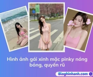 Ảnh gái xinh mặc pinky dịu dàng, gợi cảm đầy thu hút