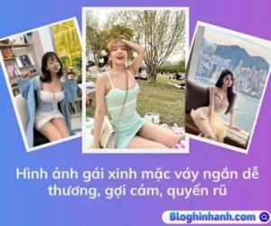Bộ ảnh gái xinh mặc váy ngắn dễ thương, gợi cảm, quyến rũ