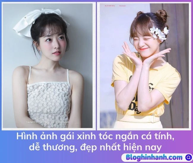 Hình ảnh gái xinh tóc ngắn cá tính, dễ thương, đẹp nhất hiện nay