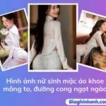 Hình ảnh nữ sinh mặc áo khoe mông to, đường cong ngọt ngào