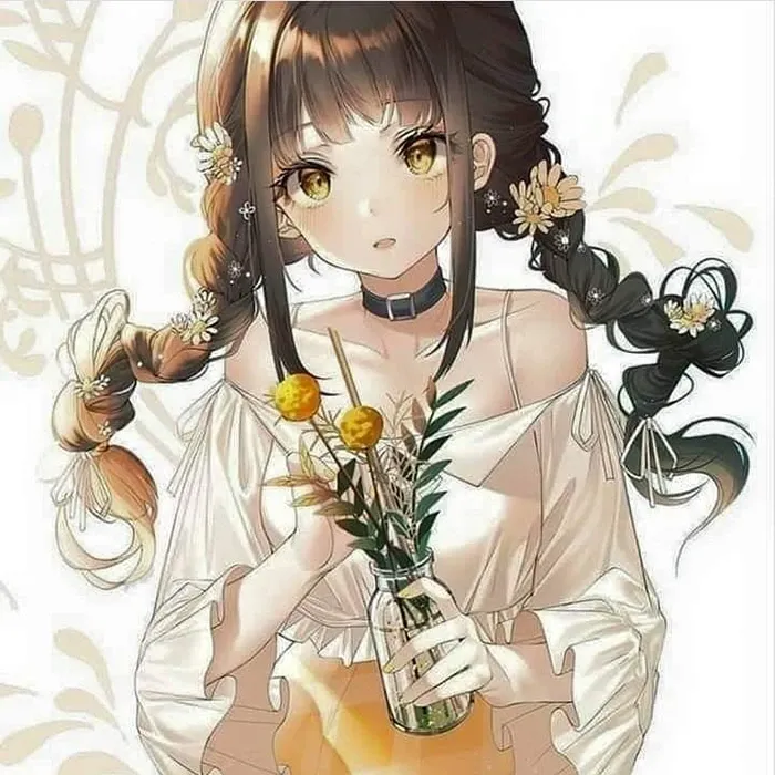 Hình nền điện thoại anime cute dịu dàng