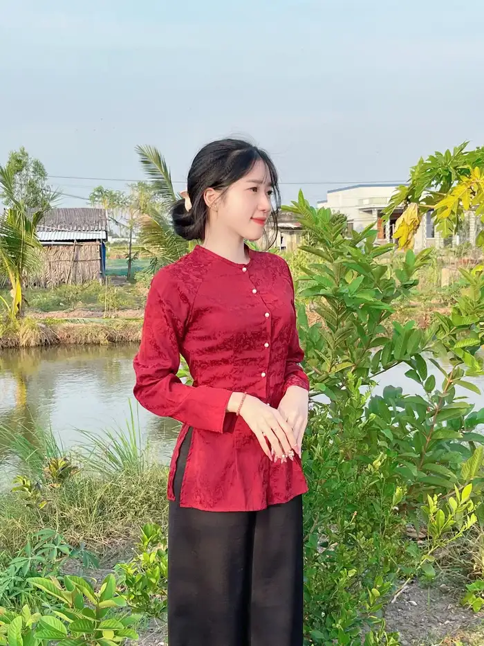 ảnh gái quê
