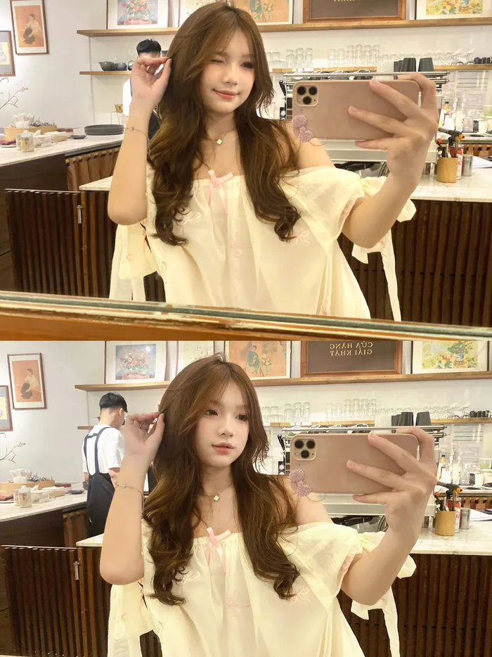 Chụp hình ảnh gái xinh 2k7 khoe nét đẹp tuổi mới lớn