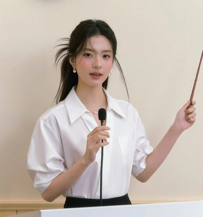 Ảnh gái văn phòng xinh đẹp cuốn hút tự nhiên
