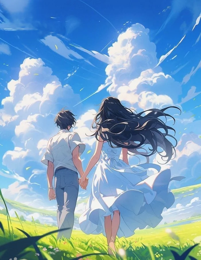 hình ảnh bầu trời đêm đầy sao anime