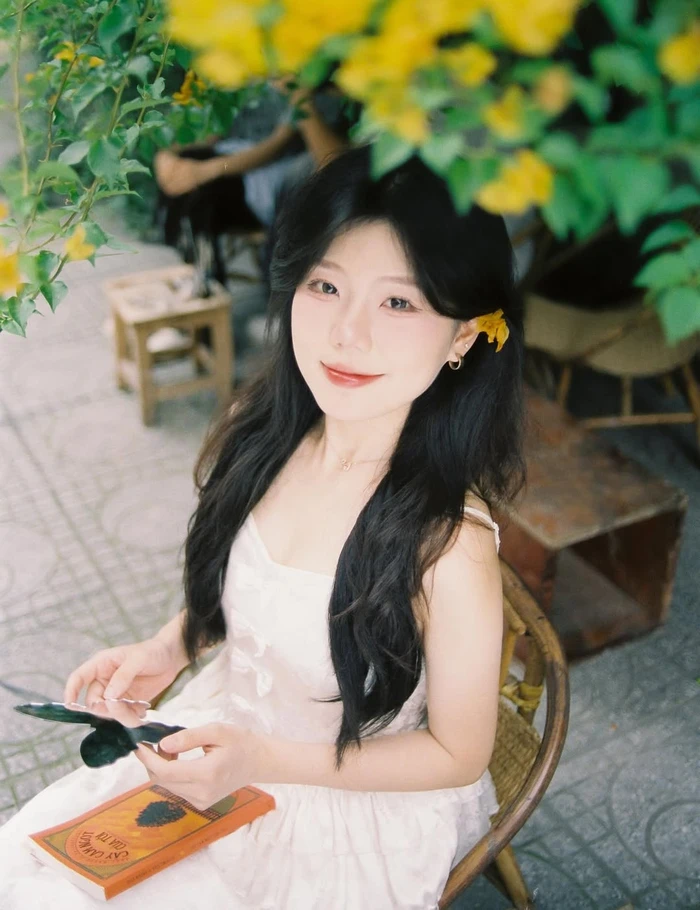 Album ảnh gái sinh viên xinh, gương mặt hiền