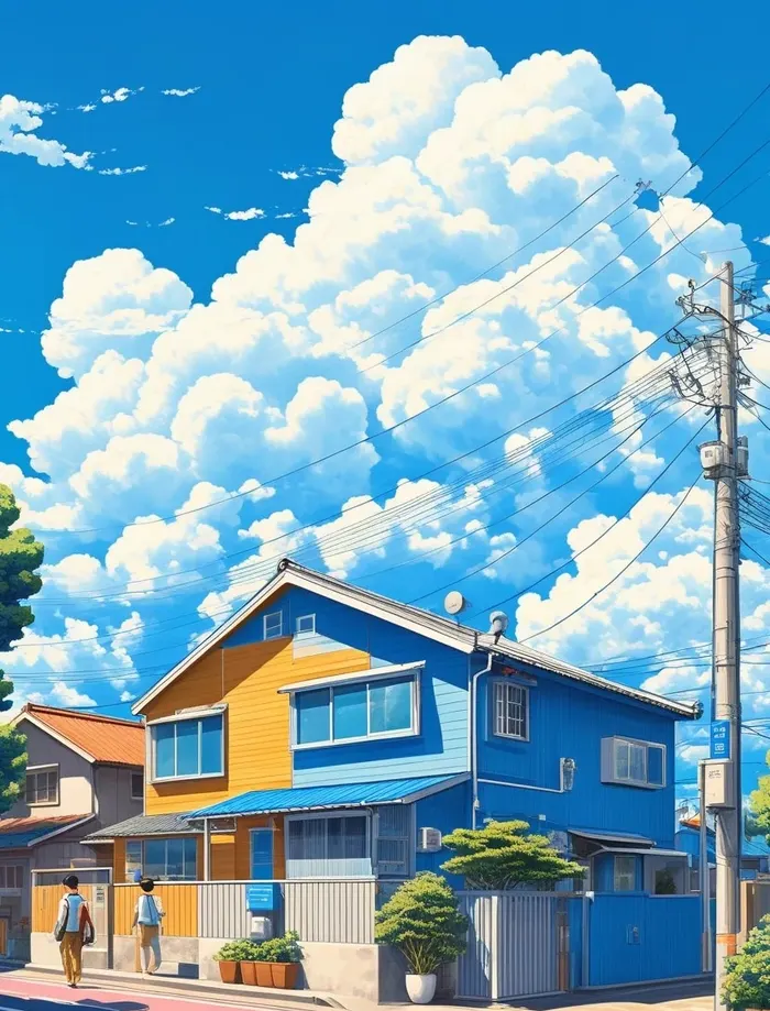 Loạt ảnh anime bầu trời bình minh