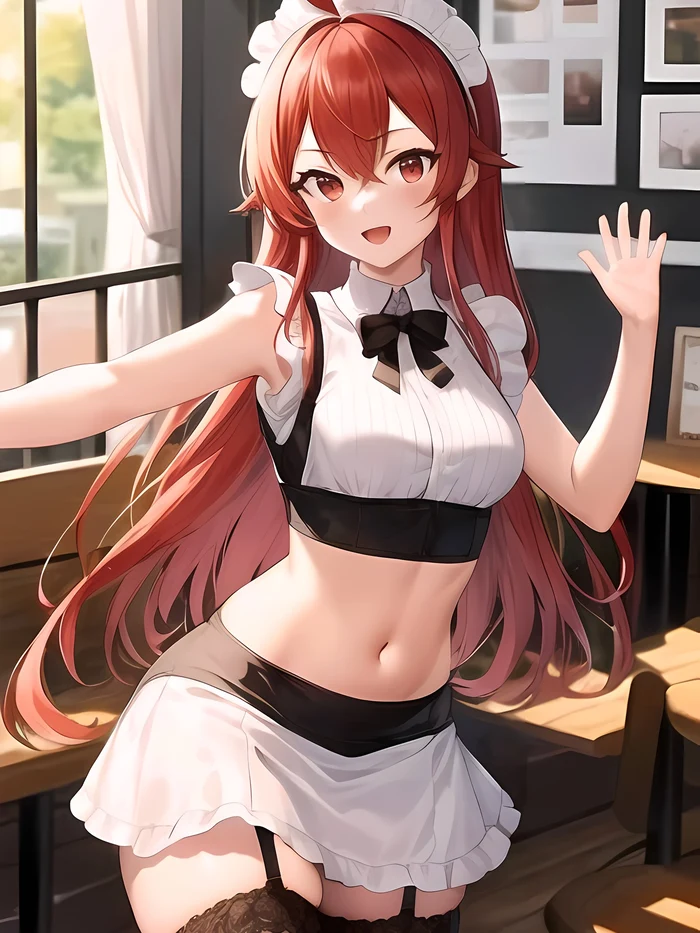 Ngắm nhìn loạt hình anime hầu gái phong cách fantasy