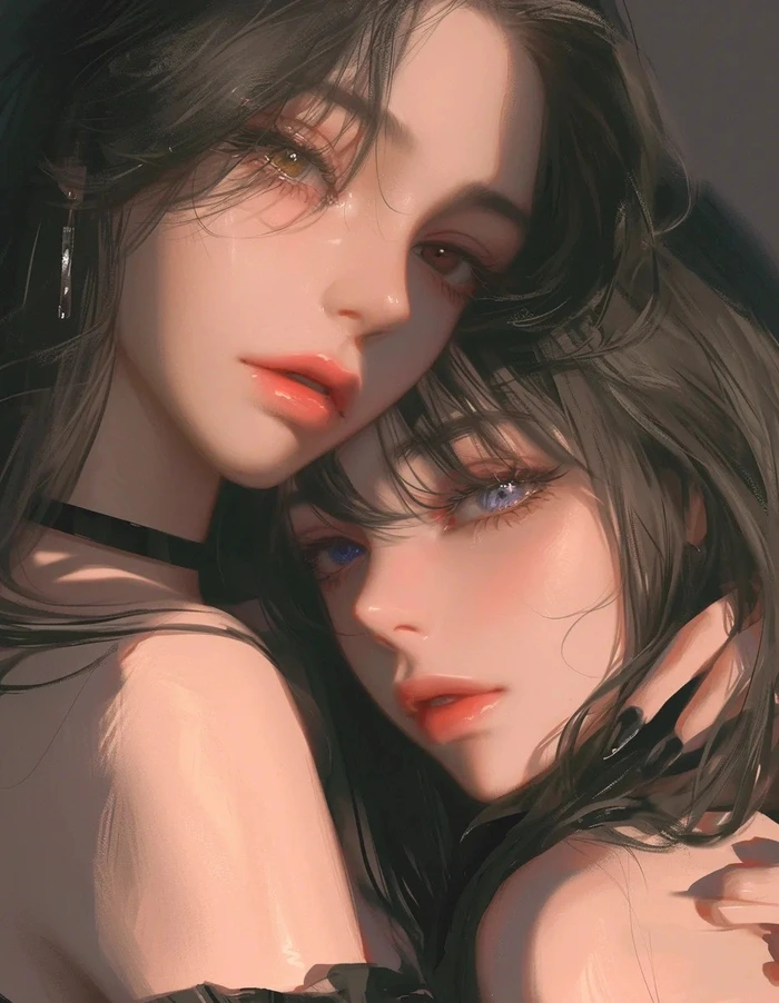 Tải hình anime bách hợp có biểu cảm ấn tượng