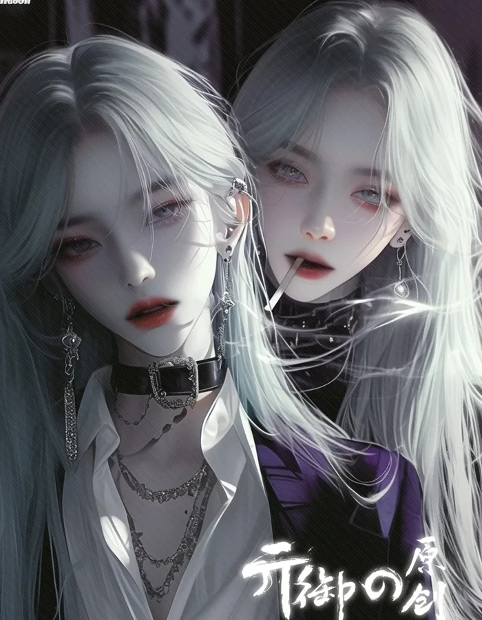 Hình ảnh anime bách hợp thể hiện sự kết nối tinh tế