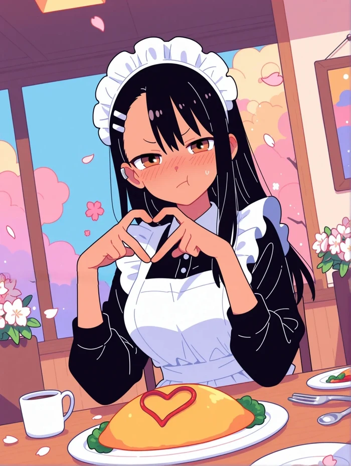 Ngắm ảnh anime hầu gái phiên bản hiện đại độc đáo