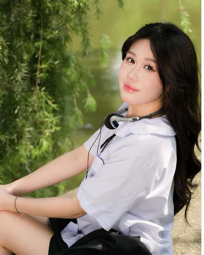 Album ảnh nữ sinh gương mặt sáng, phong cách tự nhiên