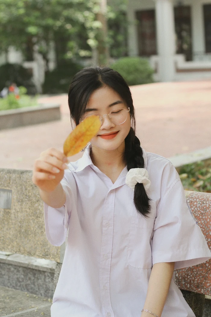 Loạt ảnh học sinh nữ tươi tắn, tạo cảm giác gần gũi