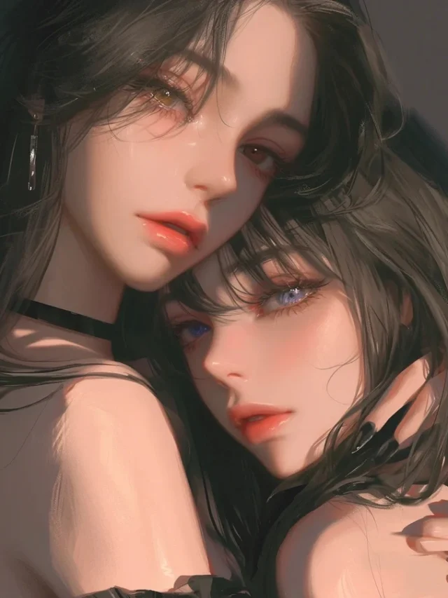 Trọn bộ 140+ ảnh anime bách hợp lãng mạn dành cho cặp đôi nữ