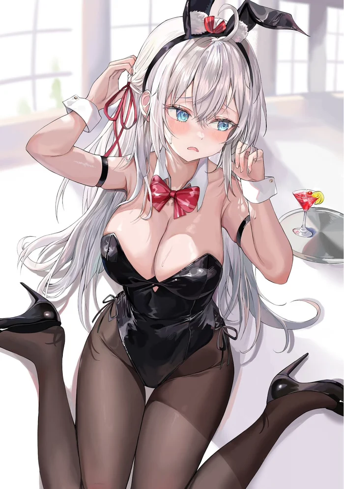 Bộ ảnh anime girl tóc trắng mang nét huyền bí