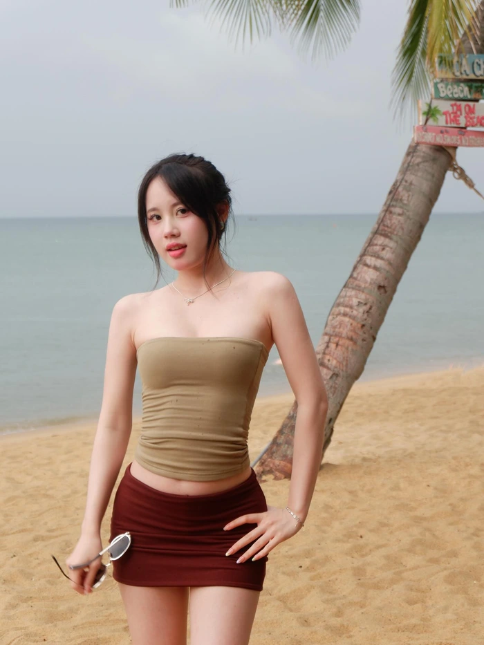 Hình gái xinh mlem tự nhiên và dễ mến