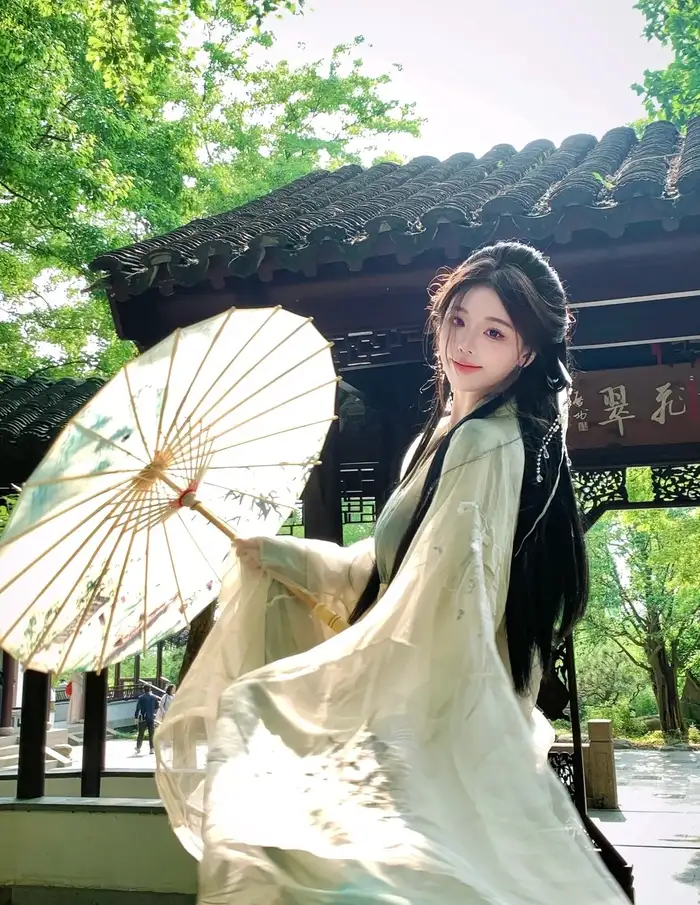 Ngắm hình gái xinh cổ trang với visual chuẩn điện ảnh