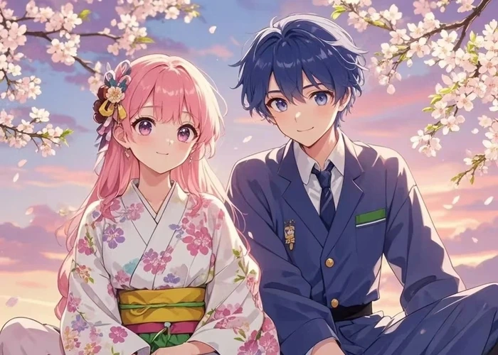 ảnh anime yêu nhau
