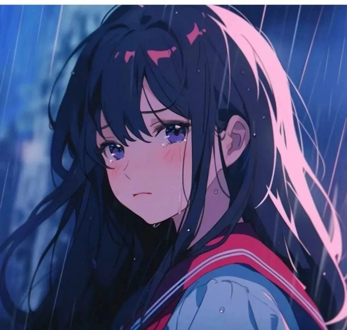 ảnh anime hoa anh đào buồn
