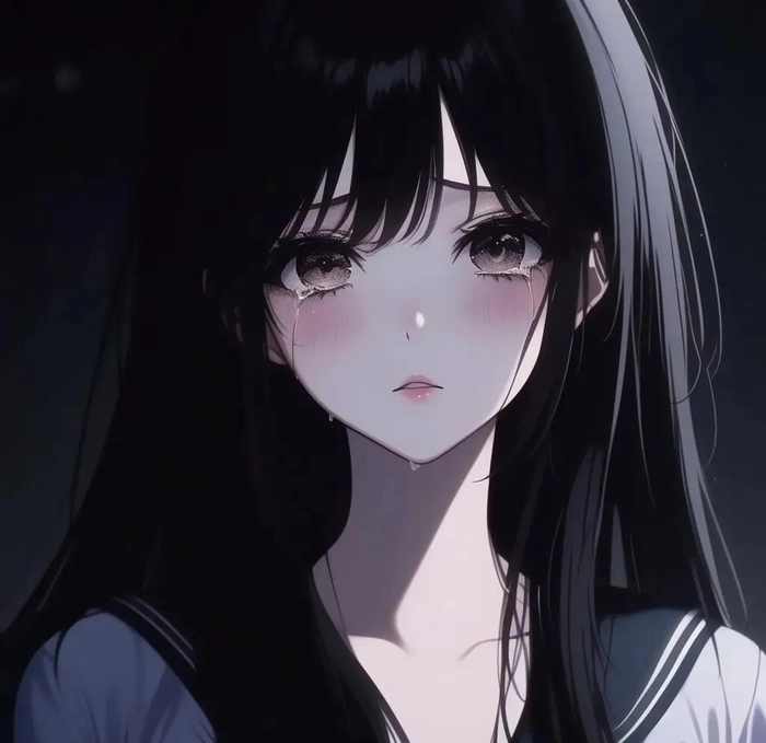 ảnh buồn khóc anime