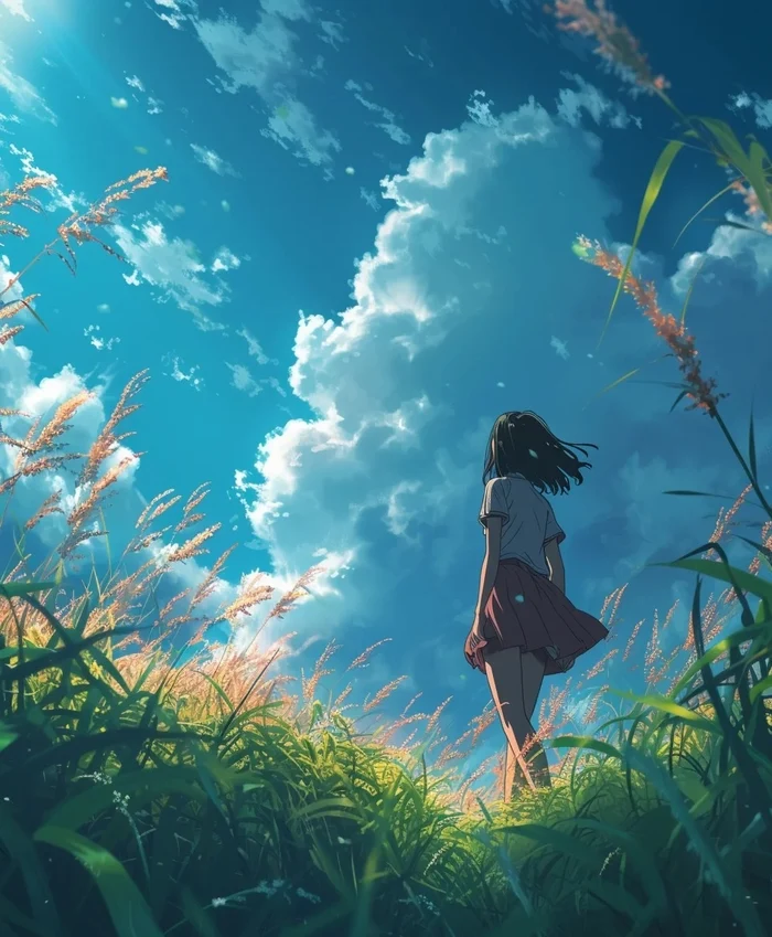 Bộ sưu tập ảnh anime bầu trời lãng mạn