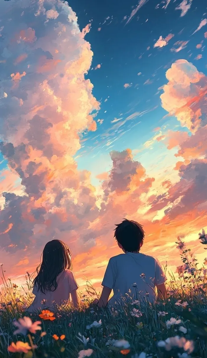 Bộ ảnh anime bầu trời tuyệt đẹp