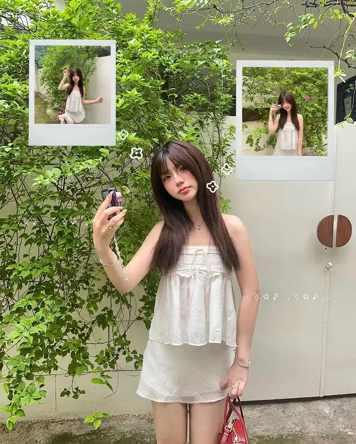Bộ ảnh gái lớp 10 nổi bật với đường nét tươi trẻ
