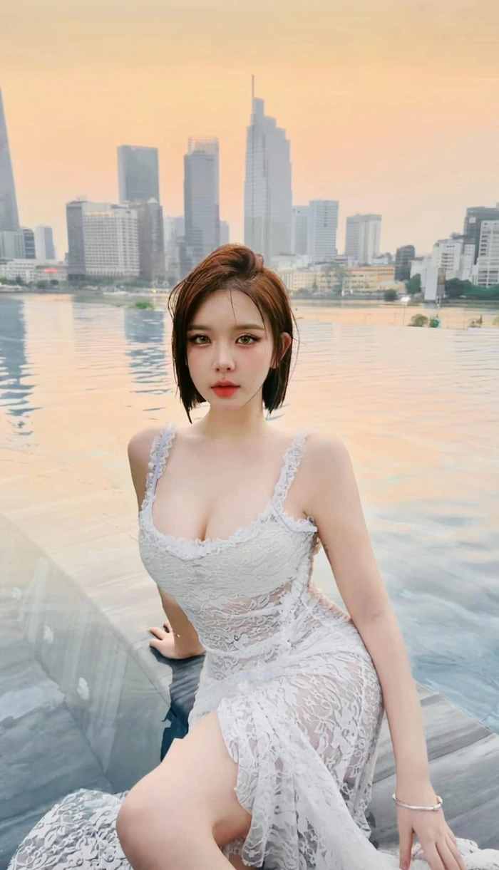 Bộ ảnh Trần Huyền Châu đẹp nhẹ nhàng