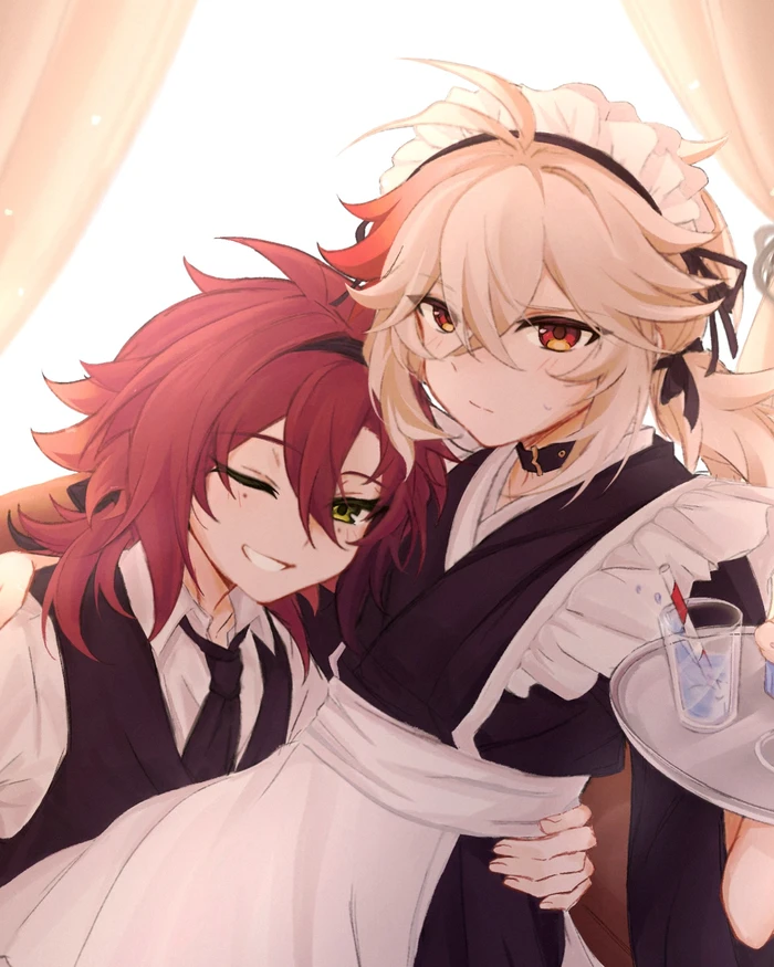 Hình ảnh anime cô hầu gái tinh tế có hồn