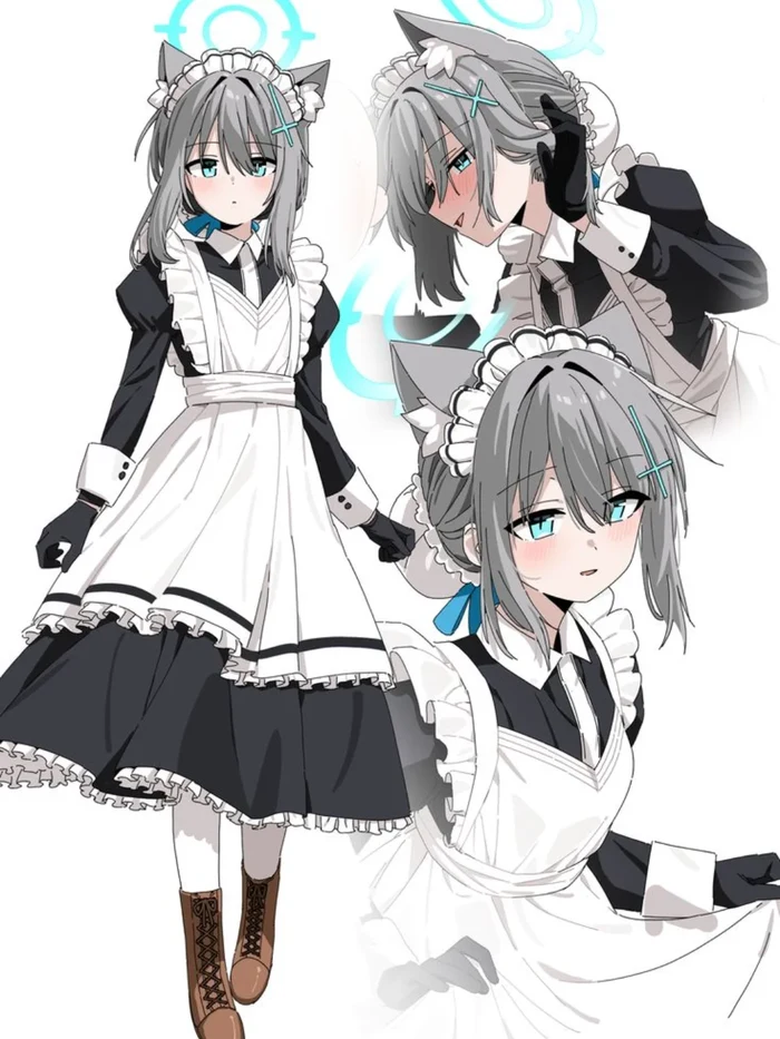 Tải ảnh anime cô hầu gái với trang phục cách tân