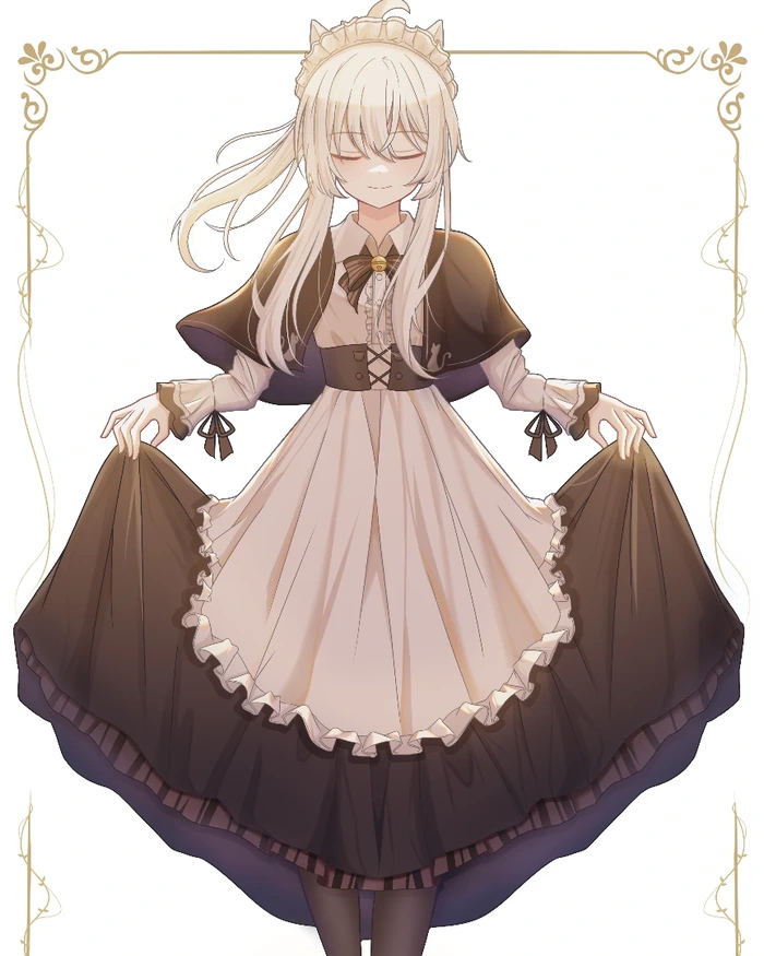 Bộ ảnh anime hầu gái mang nét cổ điển sang trọng