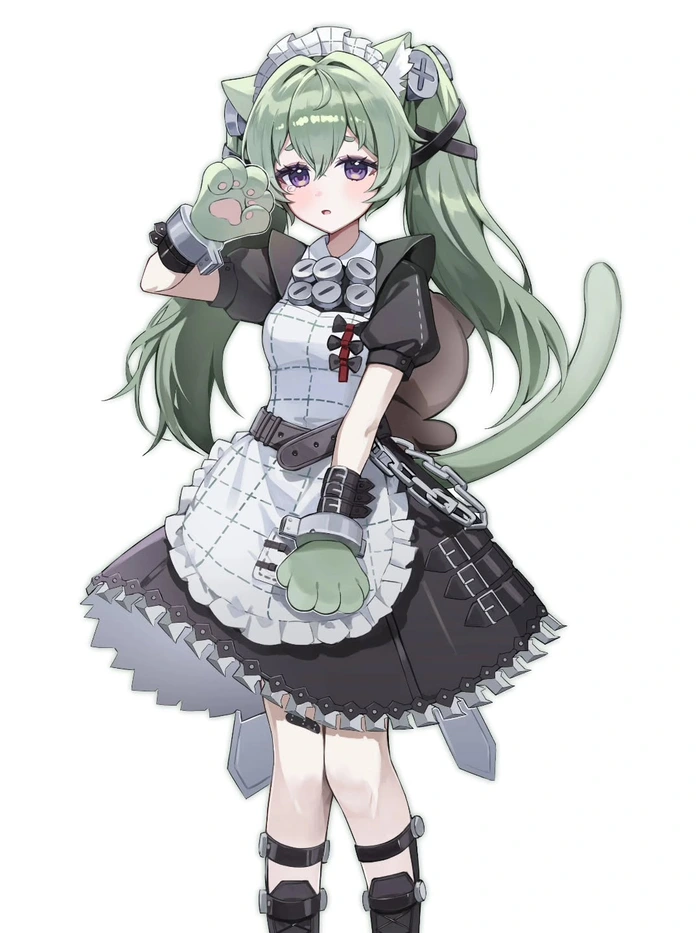 Ảnh anime cô hầu gái tươi tắn rạng rỡ
