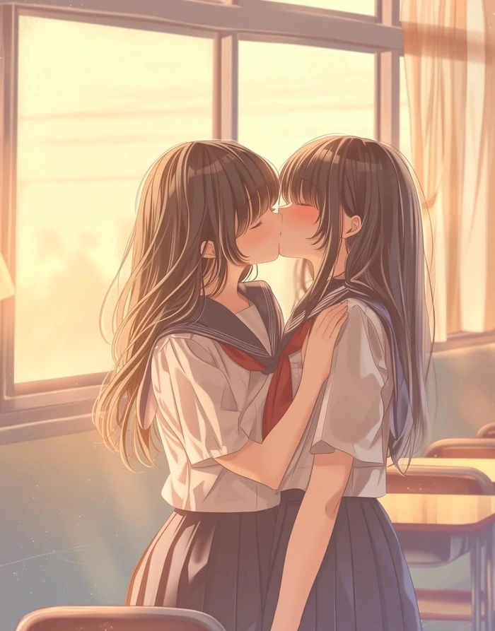 Album hình anime bách hợp có nét buồn nhẹ cuốn hút