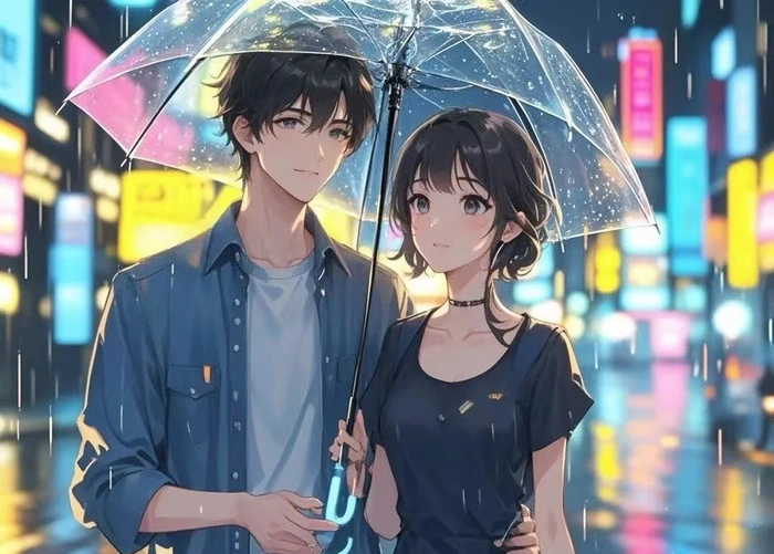 ảnh anime nam nữ yêu nhau