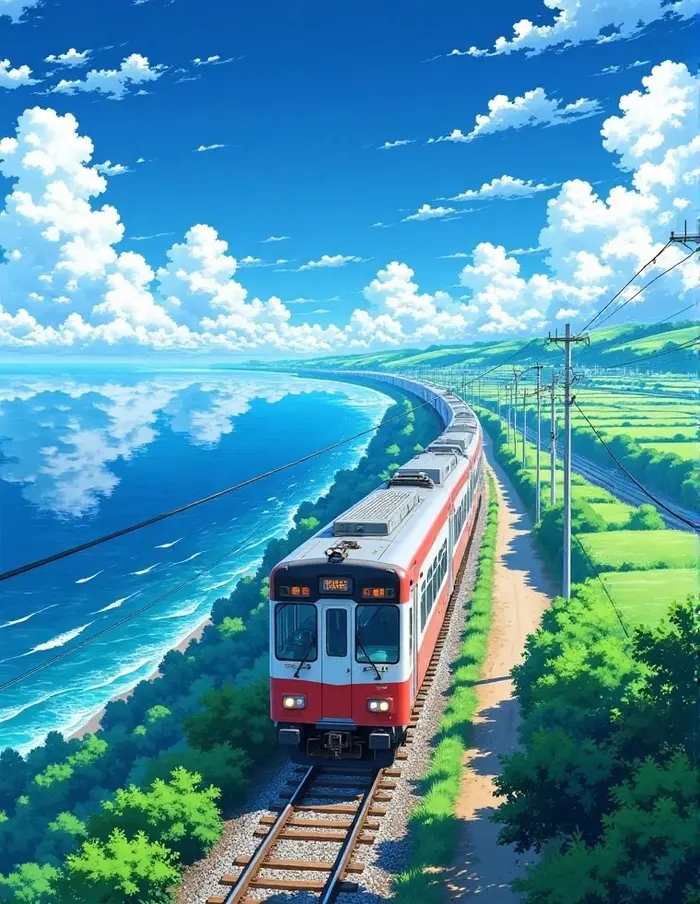 Tải ảnh anime bầu trời rõ nét