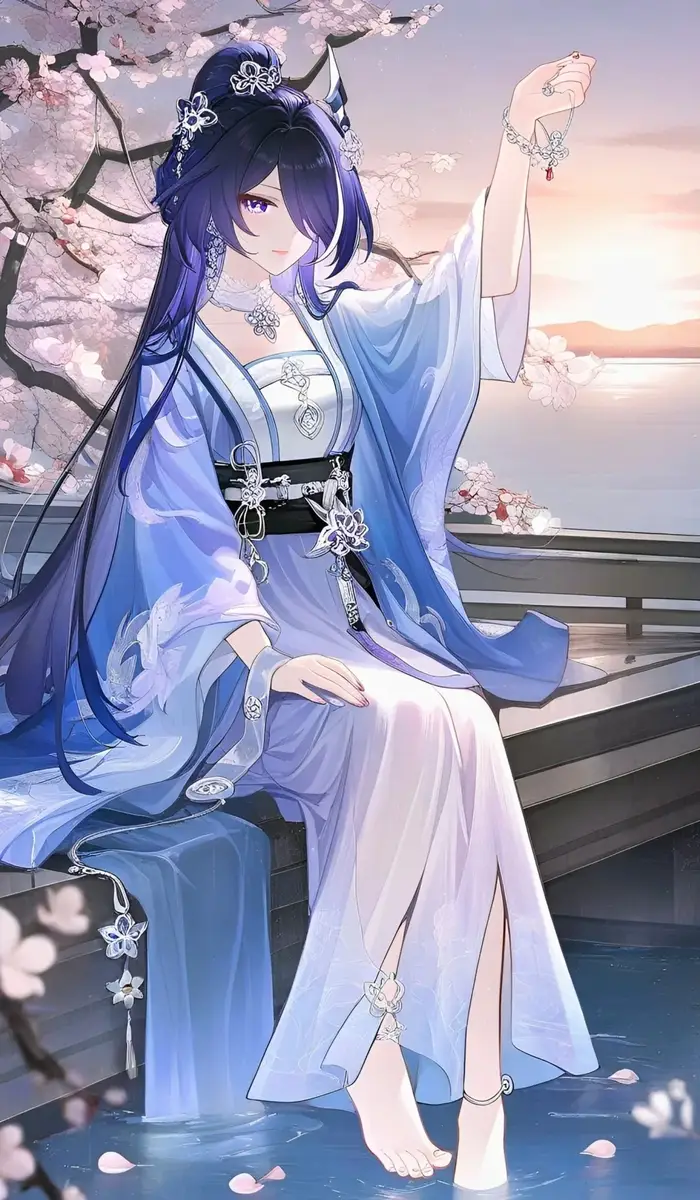 Ngắm ảnh anime cổ trang với những bức vẽ ấn tượng