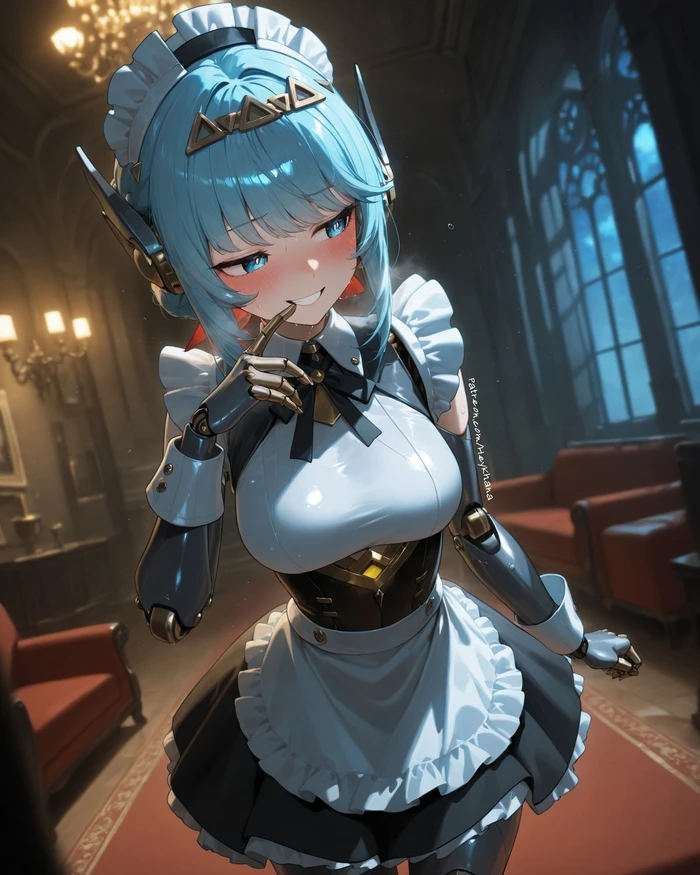Xem ảnh anime hầu gái với nụ cười tỏa nắng