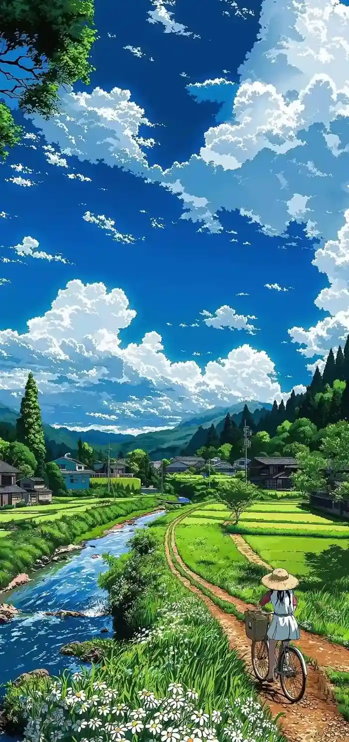 Loạt hình ảnh anime bầu trời huyền bí