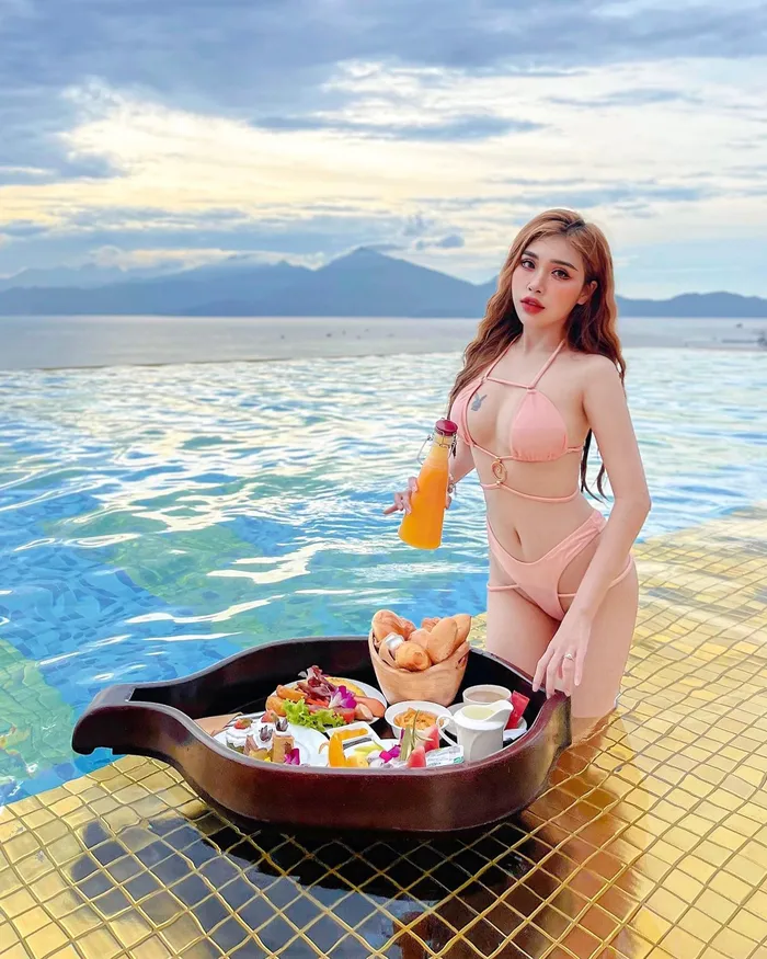 Chụp hình ảnh Pinky Bảo Trân nude vẻ đẹp quyến rũ bậc nhất