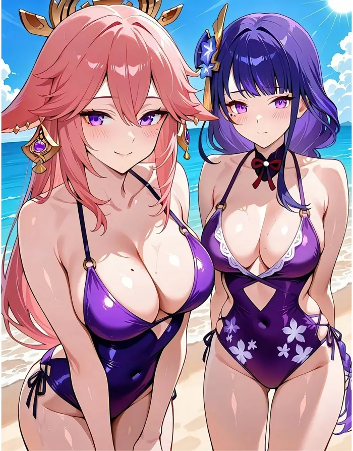Tải ảnh anime bikini với các tạo hình xinh đẹp