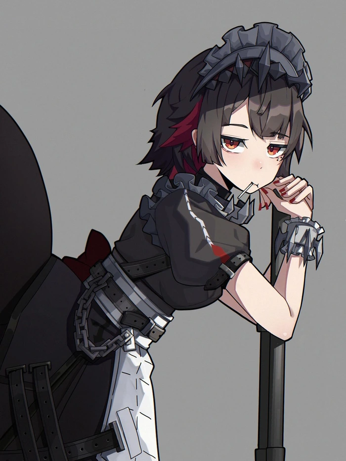 Hình anime cô hầu gái cute dễ thương