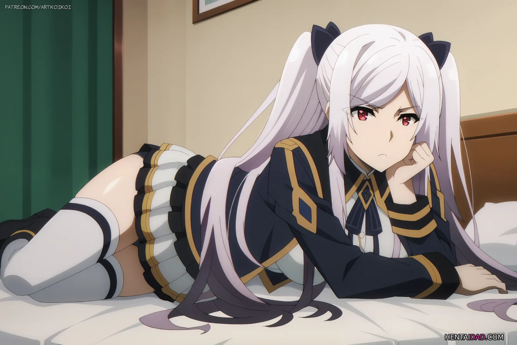 Alexia Midgar Pussy: Khoảnh Khắc Suy Tư Trên Giường Lụa Bạc. Alexia Midgar Pussy: Khoảnh Khắc Suy Tư Trên Giường Lụa Bạc.