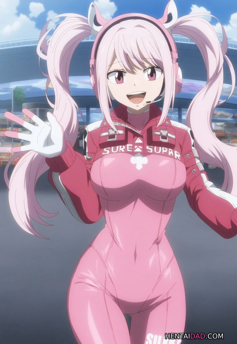 Alice và đam mê tốc độ trên đường đua đầy màu sắc. Ảnh Alice hentai mông to khỏa thân dâm.