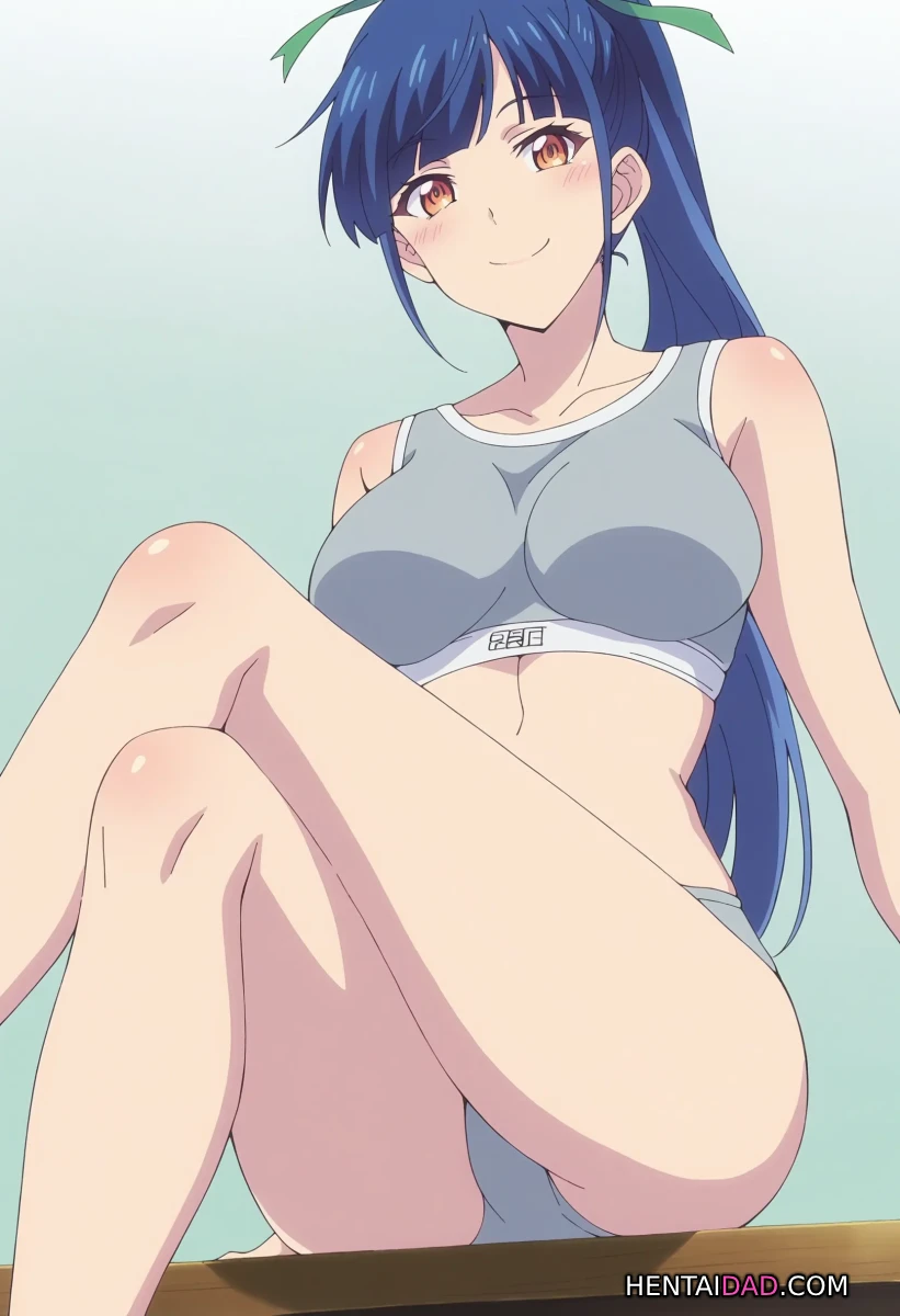 Ami Tsuruga tươi tắn với mái tóc xanh và phụ kiện xanh lá. Ami Tsuruga tươi tắn với mái tóc xanh và phụ kiện xanh lá.