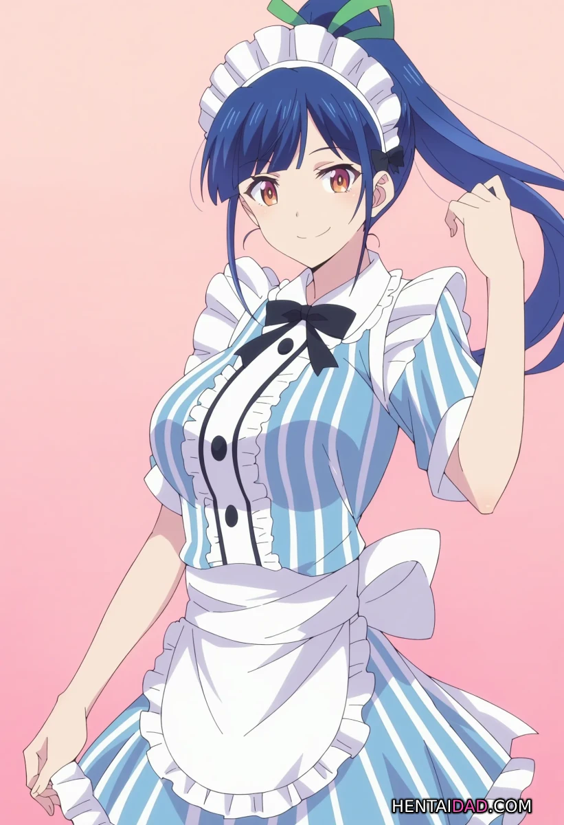 Ami Tsuruga xinh xắn trong trang phục hầu gái đáng yêu. Ami Tsuruga xinh xắn trong trang phục hầu gái đáng yêu.