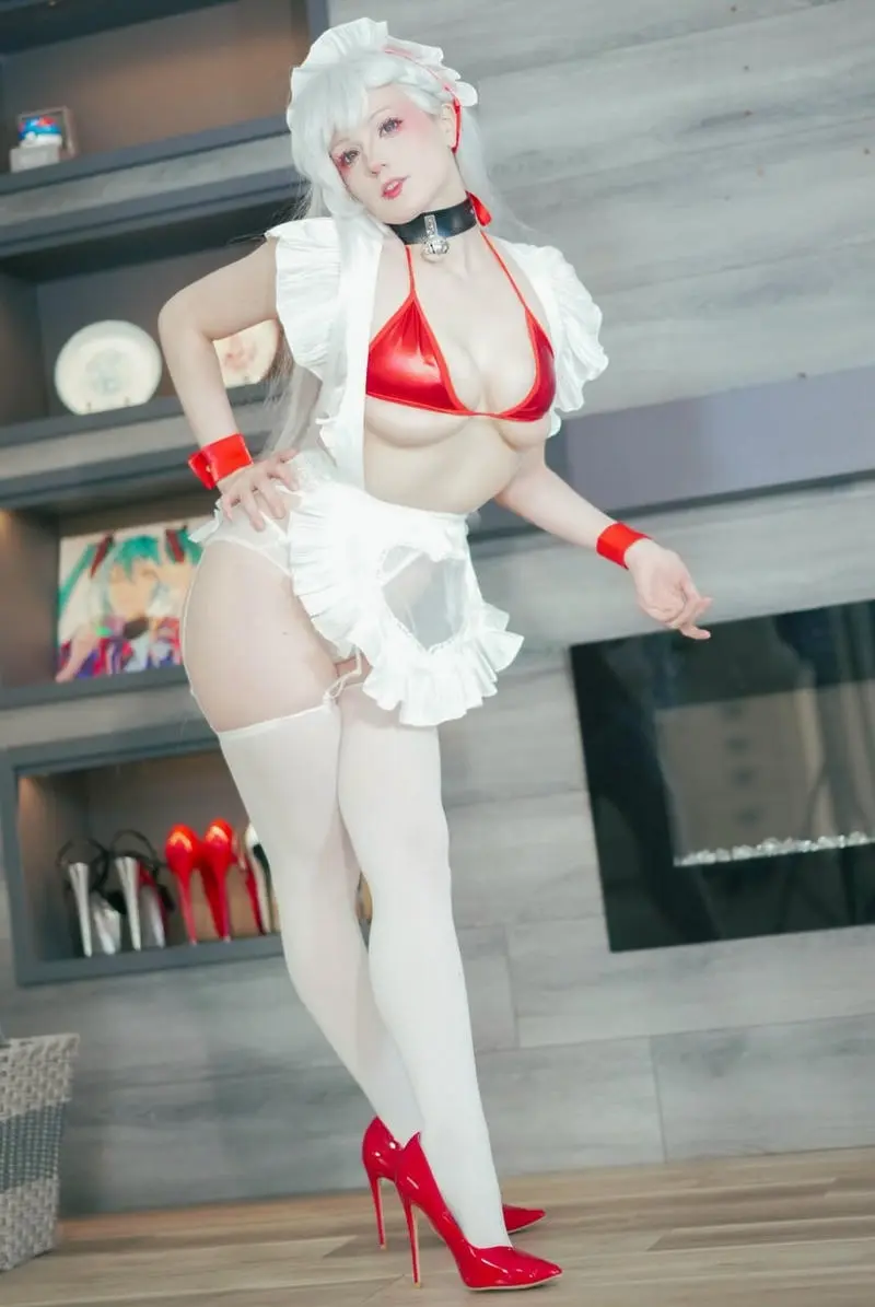 Gái xinh cosplay bikini biểu cảm đáng yêu Gái xinh cosplay bikini biểu cảm đáng yêu