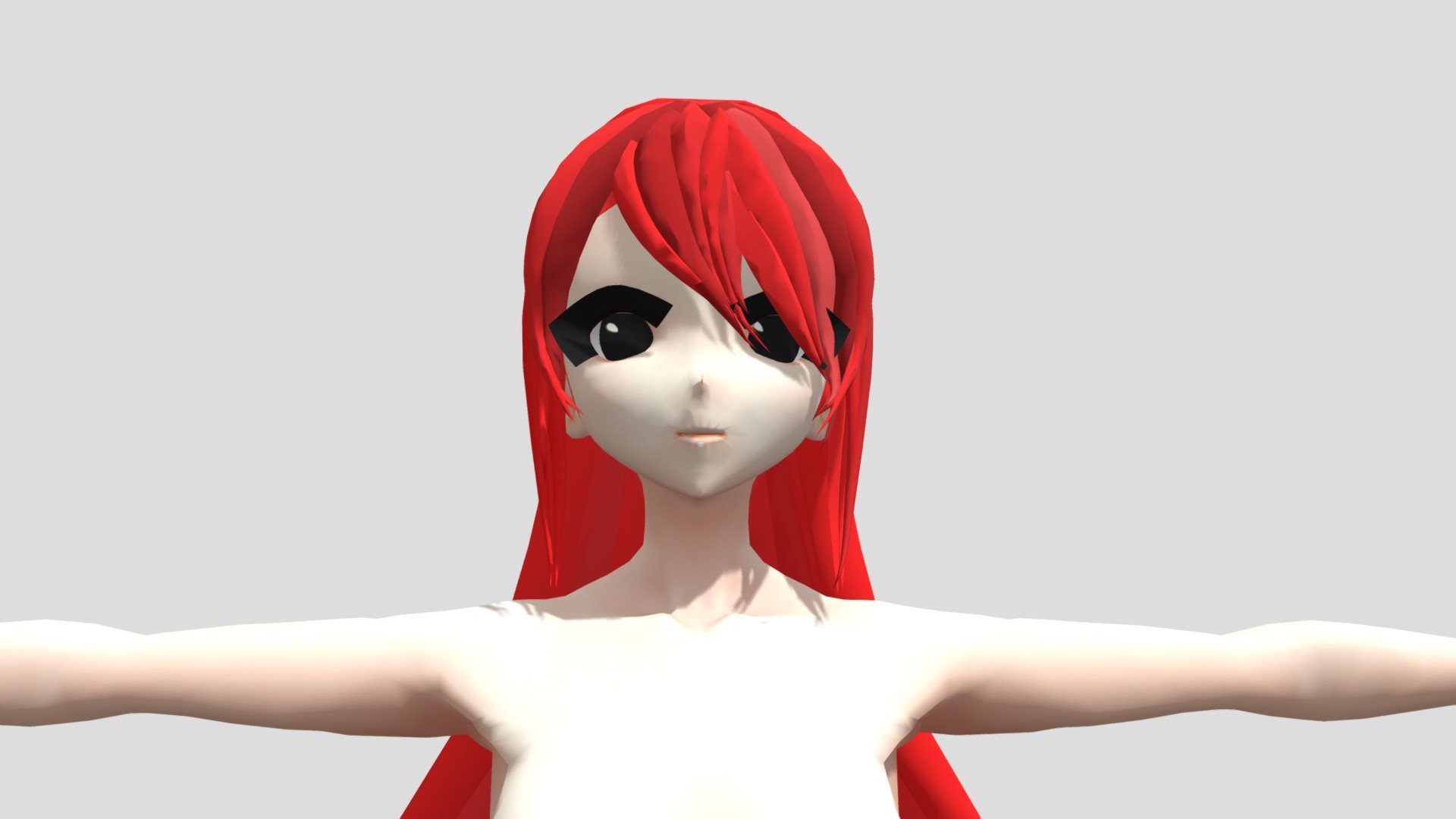 Ảnh gái anime tóc đỏ không mặc đồ dang tay thân hình trắng trẻo Ảnh gái anime tóc đỏ không mặc đồ dang tay thân hình trắng trẻo