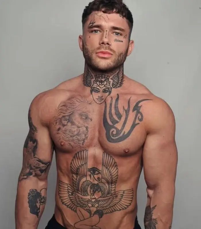 Ảnh trai đẹp xăm trổ nghệ thuật hình thể lực nam cường tráng Ảnh trai đẹp xăm trổ nghệ thuật hình thể lực nam cường tráng
